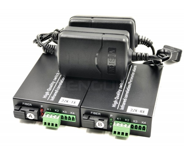 2 CH Dry Contact (Relay Switch) Fiber Converter SM / MM 20KM